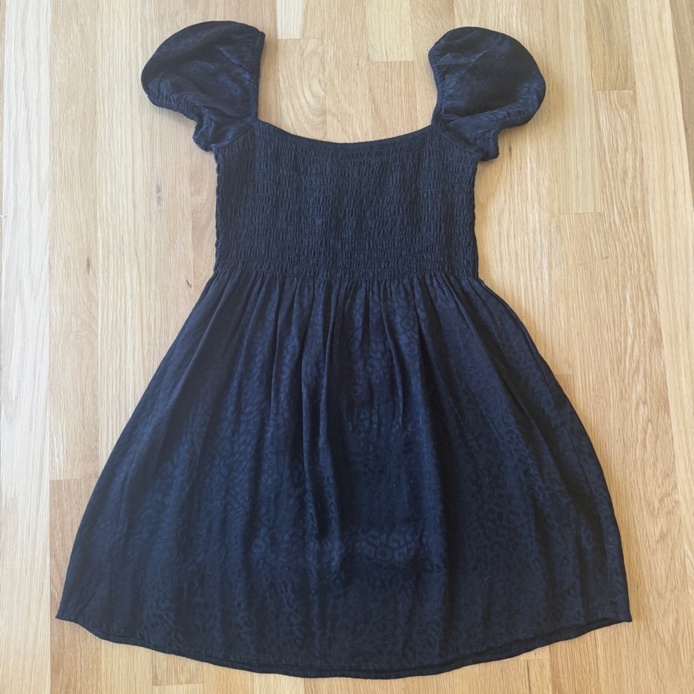 Motel Rocks Black Mini Dress. S.